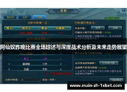 阿仙奴昨晚比赛全场综述与深度战术分析及未来走势展望