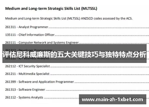 评估尼科威廉斯的五大关键技巧与独特特点分析